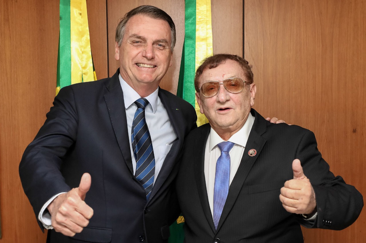 Jair Bolsonaro recebeu Mão Santa em Brasília